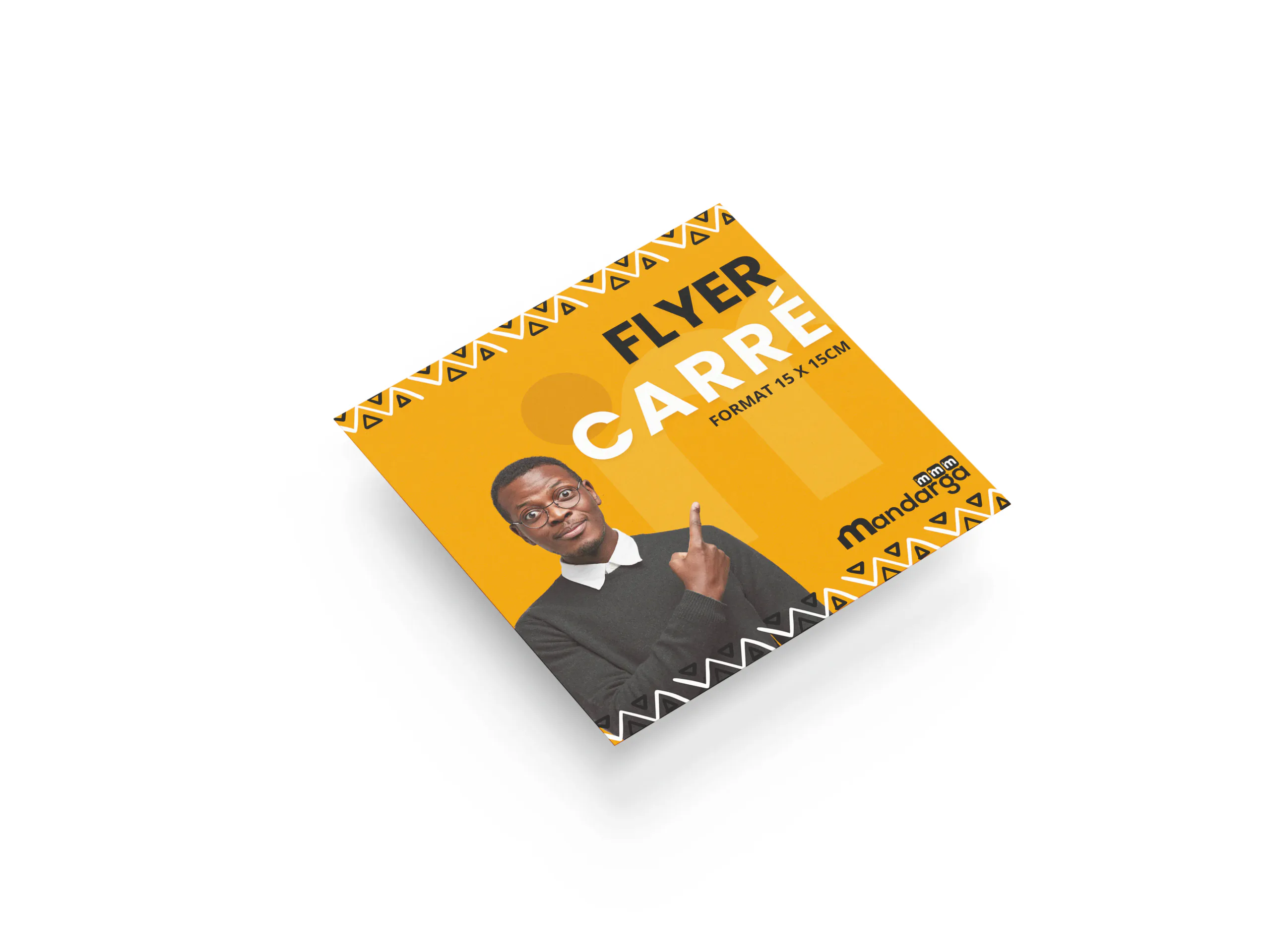 Flyer carré (15×15 cm) - Recto simple 135g - 170g